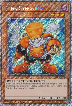 Junk Synchron (Platinum Secret Rare) [RA03-EN199] Platinum Secret Rare - Trinity Hobby