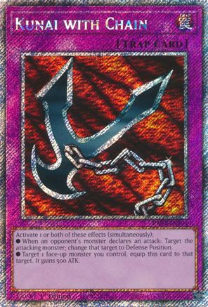 Kunai with Chain (Platinum Secret Rare) [RA03-EN204] Platinum Secret Rare - Trinity Hobby