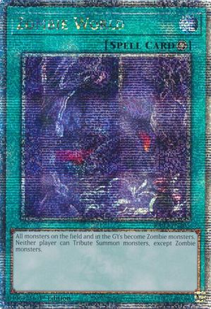 Zombie World (Quarter Century Secret Rare) [RA03-EN205] Quarter Century Secret Rare - Trinity Hobby