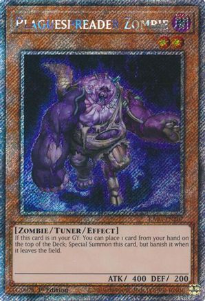 Plaguespreader Zombie (Platinum Secret Rare) [RA03-EN207] Platinum Secret Rare - Trinity Hobby