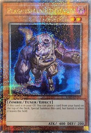 Plaguespreader Zombie (Quarter Century Secret Rare) [RA03-EN207] Quarter Century Secret Rare - Trinity Hobby