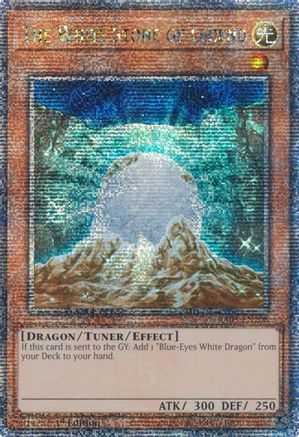 The White Stone of Legend (Quarter Century Secret Rare) [RA03-EN208] Quarter Century Secret Rare - Trinity Hobby
