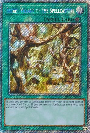 Secret Village of the Spellcasters (Platinum Secret Rare) [RA03-EN209] Platinum Secret Rare - Trinity Hobby