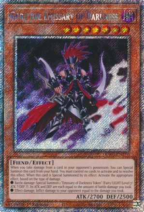 Gorz the Emissary of Darkness (Platinum Secret Rare) [RA03-EN210] Platinum Secret Rare - Trinity Hobby