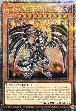 Red-Eyes Darkness Metal Dragon (Quarter Century Secret Rare) [RA03-EN212] Quarter Century Secret Rare - Trinity Hobby