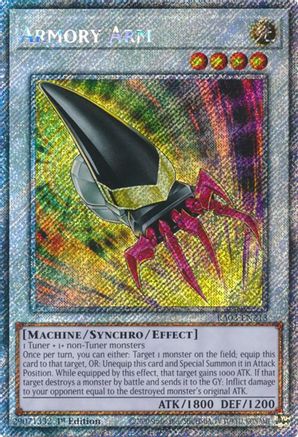 Armory Arm (Platinum Secret Rare) [RA03-EN213] Platinum Secret Rare - Trinity Hobby