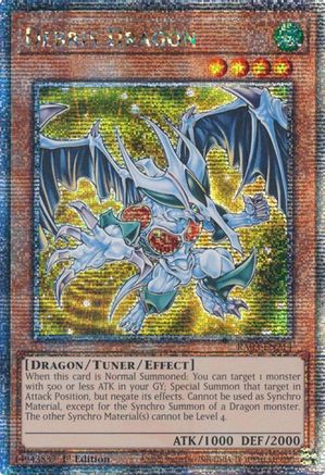 Debris Dragon (Quarter Century Secret Rare) [RA03-EN214] Quarter Century Secret Rare - Trinity Hobby