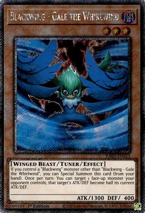 Blackwing - Gale the Whirlwind (Platinum Secret Rare) [RA03-EN215] Platinum Secret Rare - Trinity Hobby