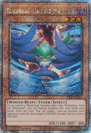 Blackwing - Gale the Whirlwind (Quarter Century Secret Rare) [RA03-EN215] Quarter Century Secret Rare - Trinity Hobby