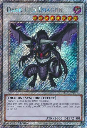 Dark End Dragon (Platinum Secret Rare) [RA03-EN216] Platinum Secret Rare - Trinity Hobby