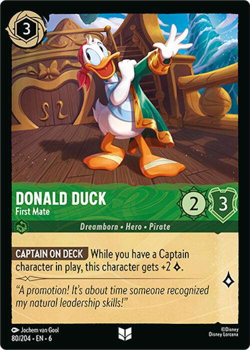Donald Duck - First Mate (80/204) [Azurite Sea] - Trinity Hobby