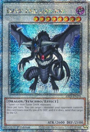Dark End Dragon (Quarter Century Secret Rare) [RA03-EN216] Quarter Century Secret Rare - Trinity Hobby
