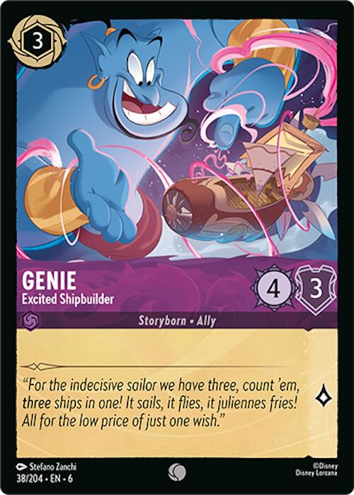 Genie - Excited Shipbuilder (38/204) [Azurite Sea] - Trinity Hobby