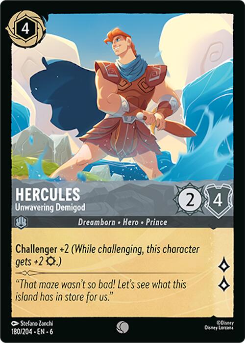 Hercules - Unwavering Demigod (180/204) [Azurite Sea] - Trinity Hobby