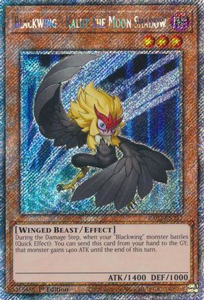 Blackwing - Kalut the Moon Shadow (Platinum Secret Rare) [RA03-EN217] Platinum Secret Rare - Trinity Hobby