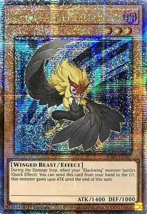 Blackwing - Kalut the Moon Shadow (Quarter Century Secret Rare) [RA03-EN217] Quarter Century Secret Rare - Trinity Hobby