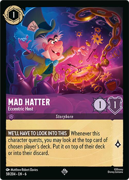 Mad Hatter - Eccentric Host (59/204) [Azurite Sea] - Trinity Hobby