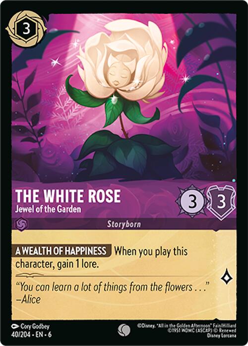 The White Rose - Jewel of the Garden (40/204) [Azurite Sea] - Trinity Hobby