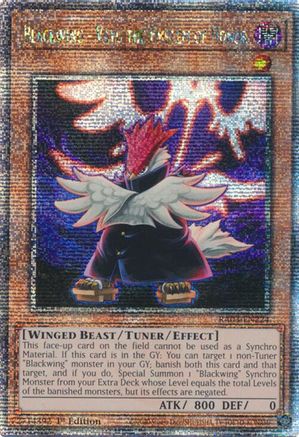 Blackwing - Vayu the Emblem of Honor (Quarter Century Secret Rare) [RA03-EN224] Quarter Century Secret Rare - Trinity Hobby