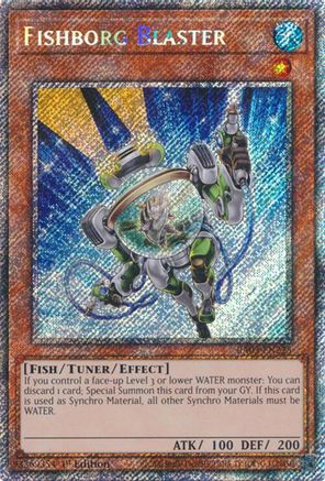 Fishborg Blaster (Platinum Secret Rare) [RA03-EN225] Platinum Secret Rare - Trinity Hobby