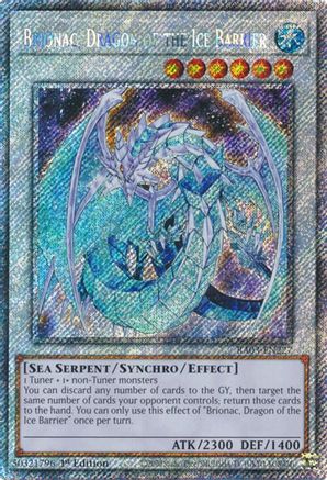 Brionac, Dragon of the Ice Barrier (Platinum Secret Rare) [RA03-EN227] Platinum Secret Rare - Trinity Hobby