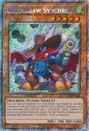 Quickdraw Synchron (Platinum Secret Rare) [RA03-EN228] Platinum Secret Rare - Trinity Hobby