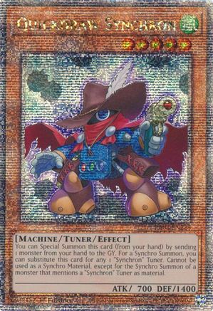 Quickdraw Synchron (Quarter Century Secret Rare) [RA03-EN228] Quarter Century Secret Rare - Trinity Hobby