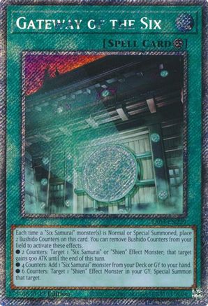 Gateway of the Six (Platinum Secret Rare) [RA03-EN229] Platinum Secret Rare - Trinity Hobby