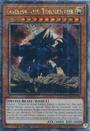 Obelisk the Tormentor (Quarter Century Secret Rare) [RA03-EN230] Quarter Century Secret Rare - Trinity Hobby