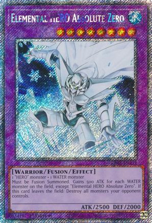 Elemental HERO Absolute Zero (Platinum Secret Rare) [RA03-EN231] Platinum Secret Rare - Trinity Hobby