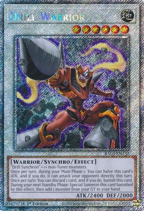 Drill Warrior (Platinum Secret Rare) [RA03-EN232] Platinum Secret Rare - Trinity Hobby