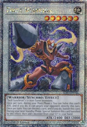 Drill Warrior (Quarter Century Secret Rare) [RA03-EN232] Quarter Century Secret Rare - Trinity Hobby