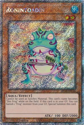 Ronintoadin (Platinum Secret Rare) [RA03-EN236] Platinum Secret Rare - Trinity Hobby