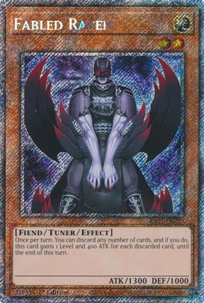 Fabled Raven (Platinum Secret Rare) [RA03-EN239] Platinum Secret Rare - Trinity Hobby
