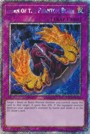 Horn of the Phantom Beast (Platinum Secret Rare) [RA03-EN241] Platinum Secret Rare - Trinity Hobby