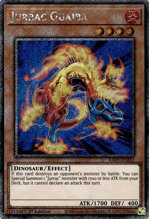 Jurrac Guaiba (Platinum Secret Rare) [RA03-EN242] Platinum Secret Rare - Trinity Hobby