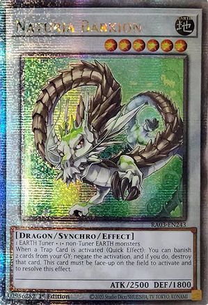 Naturia Barkion (Quarter Century Secret Rare) [RA03-EN243] Quarter Century Secret Rare - Trinity Hobby