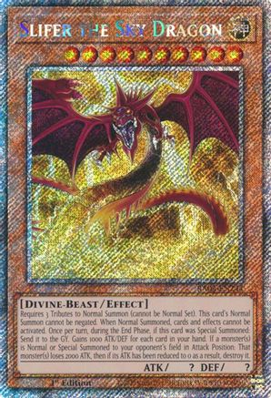Slifer the Sky Dragon (Platinum Secret Rare) [RA03-EN244] Platinum Secret Rare - Trinity Hobby
