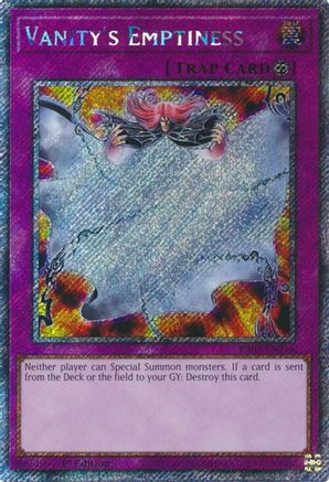 Vanity's Emptiness (Platinum Secret Rare) [RA03-EN246] Platinum Secret Rare - Trinity Hobby