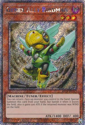 Genex Ally Birdman (Platinum Secret Rare) [RA03-EN247] Platinum Secret Rare - Trinity Hobby