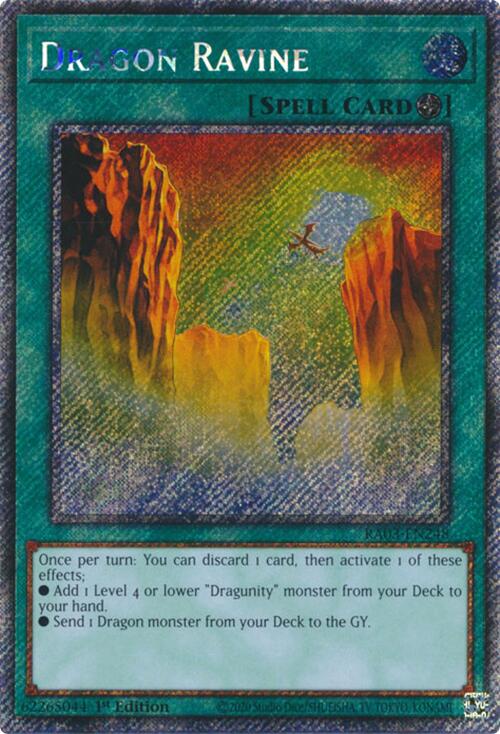Dragon Ravine (Platinum Secret Rare) [RA03-EN248] Platinum Secret Rare - Trinity Hobby