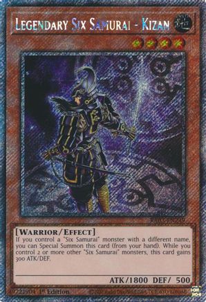 Legendary Six Samurai - Kizan (Platinum Secret Rare) [RA03-EN249] Platinum Secret Rare - Trinity Hobby