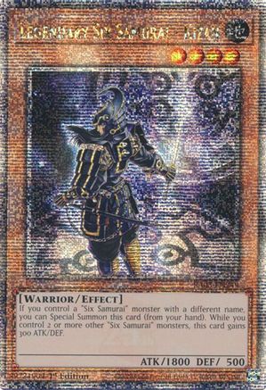 Legendary Six Samurai - Kizan (Quarter Century Secret Rare) [RA03-EN249] Quarter Century Secret Rare - Trinity Hobby