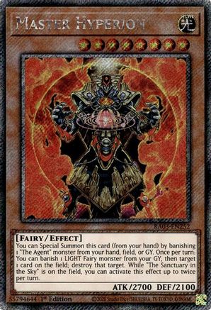 Master Hyperion (Platinum Secret Rare) [RA03-EN252] Platinum Secret Rare - Trinity Hobby