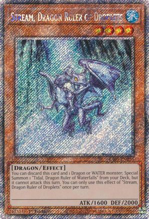 Stream, Dragon Ruler of Droplets (Platinum Secret Rare) [RA03-EN255] Platinum Secret Rare - Trinity Hobby