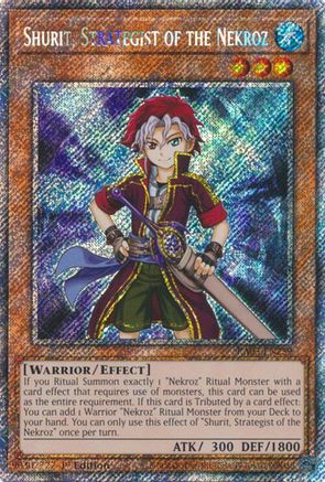 Shurit, Strategist of the Nekroz (Platinum Secret Rare) [RA03-EN259] Platinum Secret Rare - Trinity Hobby