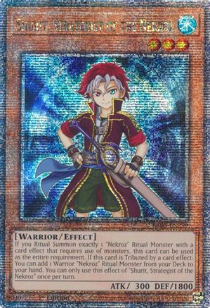 Shurit, Strategist of the Nekroz (Quarter Century Secret Rare) [RA03-EN259] Quarter Century Secret Rare - Trinity Hobby