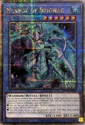 Nekroz of Brionac (Quarter Century Secret Rare) [RA03-EN260] Quarter Century Secret Rare - Trinity Hobby