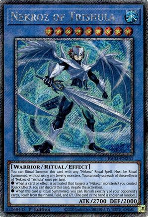 Nekroz of Trishula (Platinum Secret Rare) [RA03-EN261] Platinum Secret Rare - Trinity Hobby