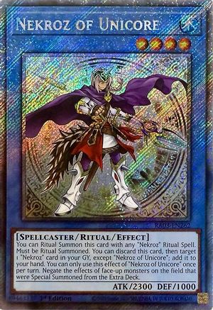 Nekroz of Unicore (Platinum Secret Rare) [RA03-EN262] Platinum Secret Rare - Trinity Hobby